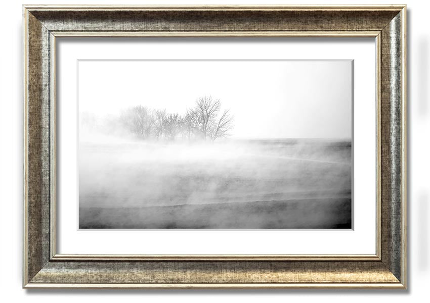 Absorption B n W framed print showcasing a modern black and white design, elegantly framed and ready to hang.