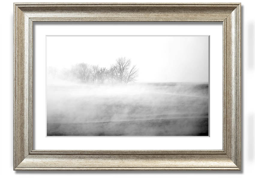 Absorption B n W framed print showcasing a modern black and white design, elegantly framed and ready to hang.