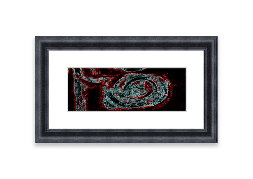 Abstract 02 Cornwall framed print in multiple frame colours, showcasing a unique abstract design, ready to hang.