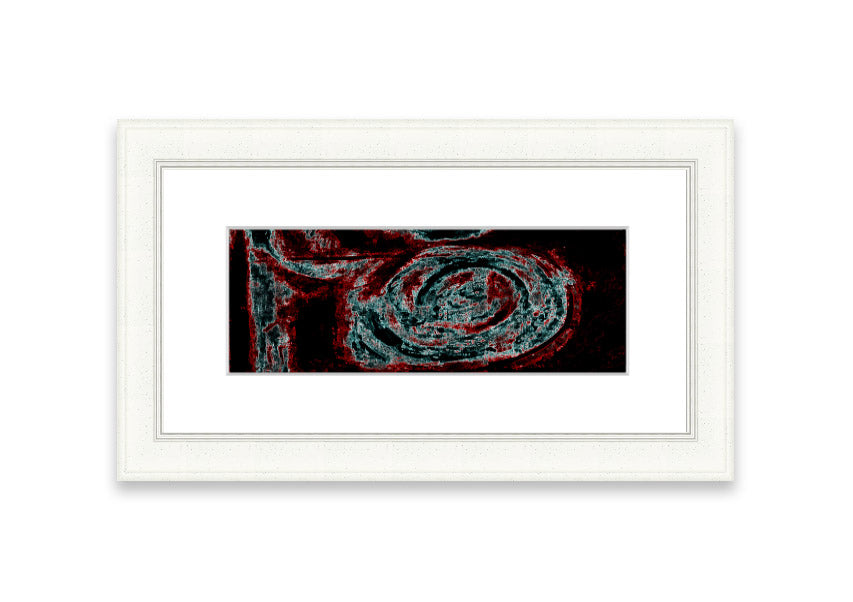 Abstract 02 Cornwall framed print in multiple frame colours, showcasing a unique abstract design, ready to hang.