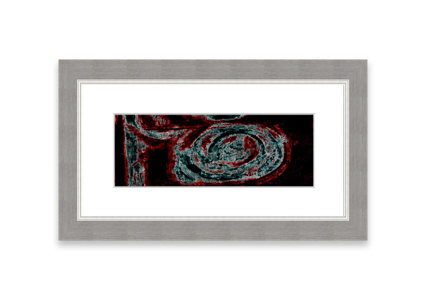 Abstract 02 Cornwall framed print in multiple frame colours, showcasing a unique abstract design, ready to hang.