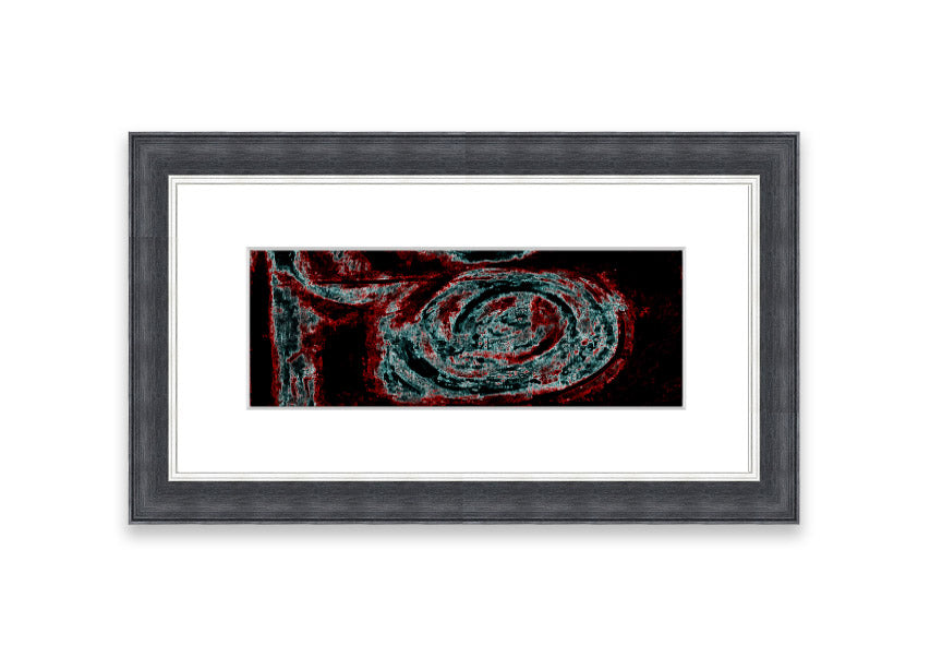 Abstract 02 Cornwall framed print in multiple frame colours, showcasing a unique abstract design, ready to hang.