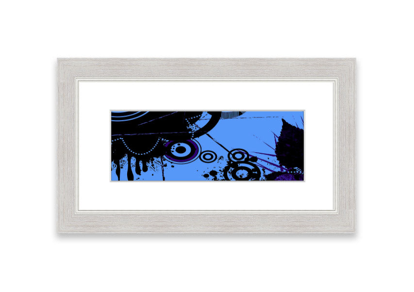 Abstract Vector Cornwall framed print with multiple frame color options, showcasing a modern abstract design.