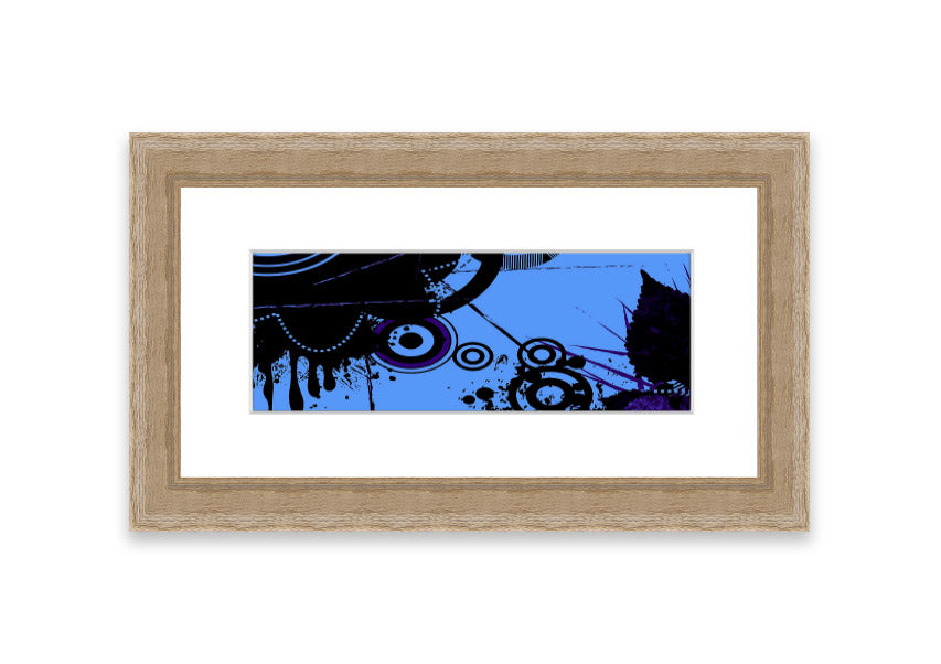 Abstract Vector Cornwall framed print with multiple frame color options, showcasing a modern abstract design.