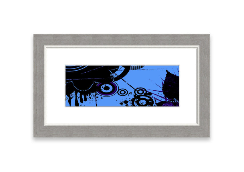 Abstract Vector Cornwall framed print with multiple frame color options, showcasing a modern abstract design.