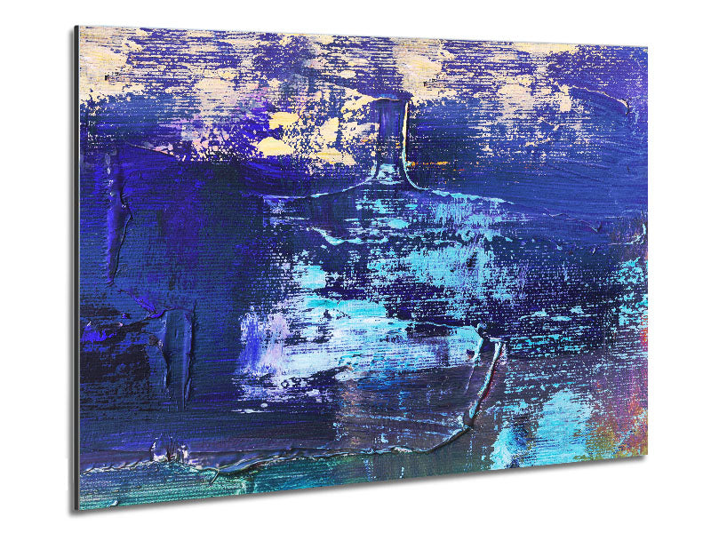 Acrylic Art Paint Textures displayed on brushed aluminium dibond, showcasing vibrant colors and modern design.