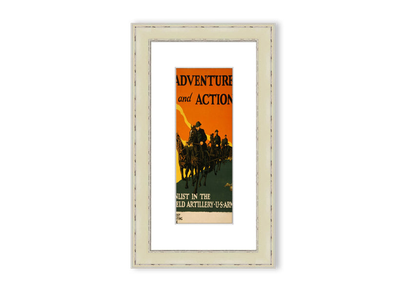 A beautifully framed print of Cornwall showcasing adventure and action, available in various frame colors.