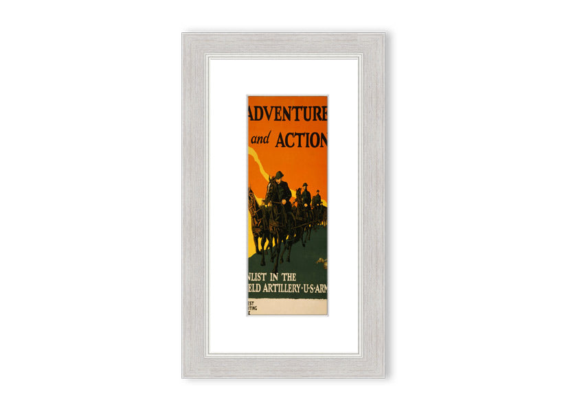 A beautifully framed print of Cornwall showcasing adventure and action, available in various frame colors.