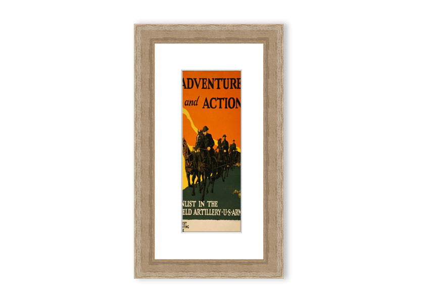 A beautifully framed print of Cornwall showcasing adventure and action, available in various frame colors.