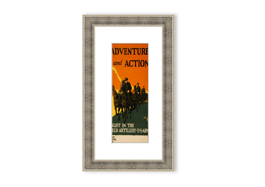 A beautifully framed print of Cornwall showcasing adventure and action, available in various frame colors.