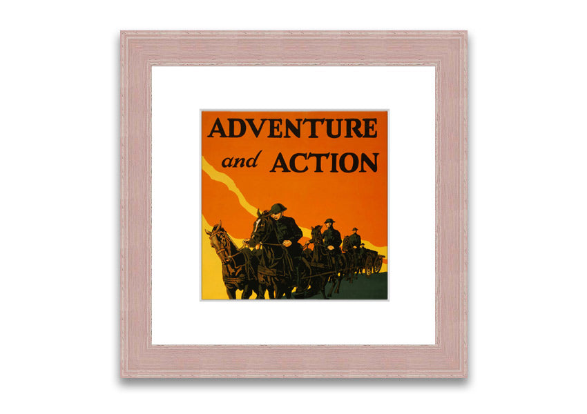 A beautifully framed print of Cornwall showcasing adventure and action, available in various frame colors.