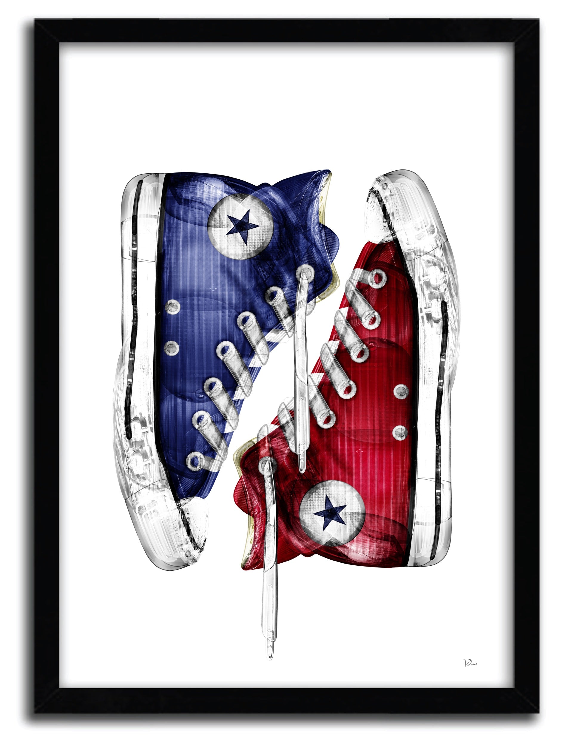 Affiche ALL STAR OFF MY LIFE 1 by Rubiant, a limited edition art print on fine arts paper, showcasing vibrant colors and intricate details.