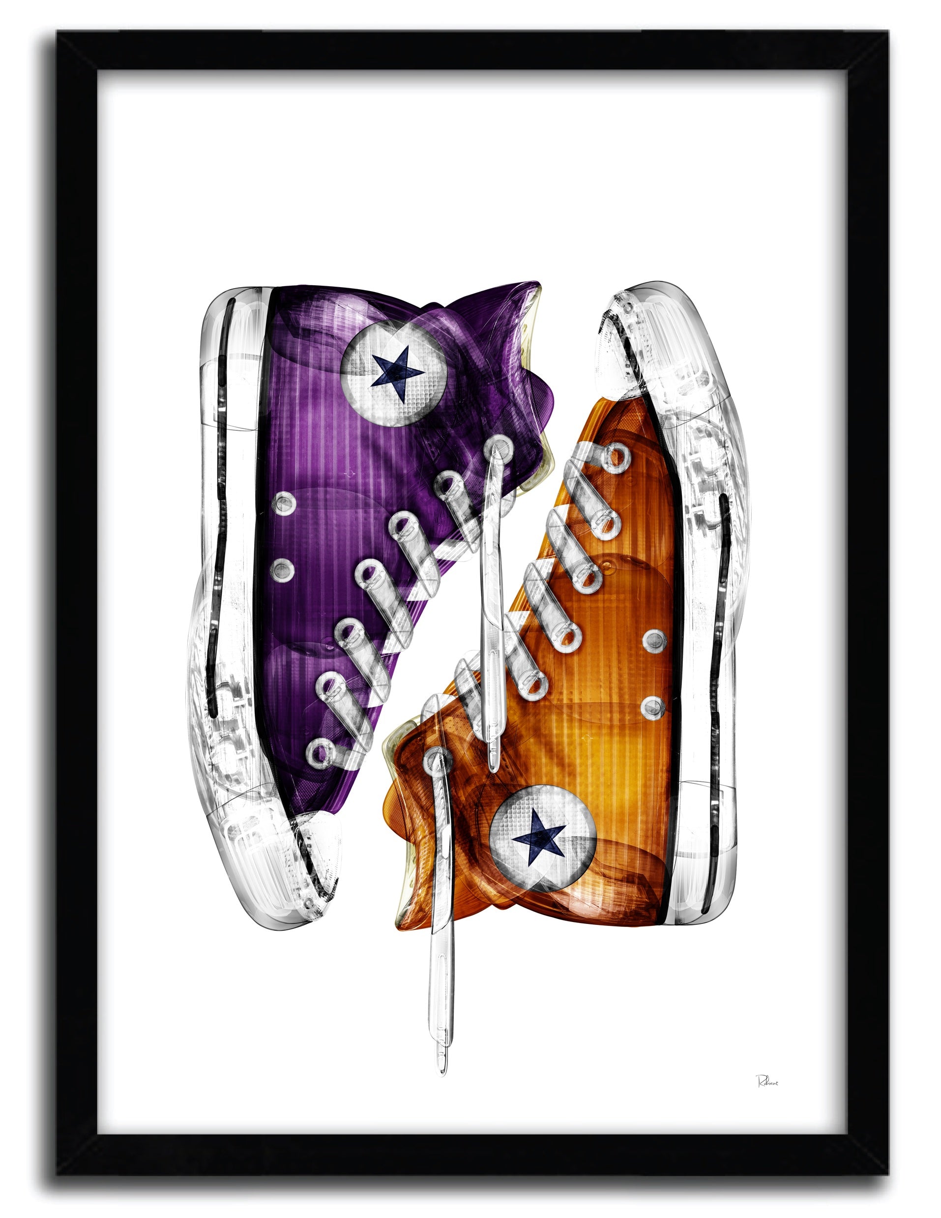 Affiche ALL STAR OFF MY LIFE 2 by Rubiant, a limited edition art print on fine arts paper, showcasing vibrant colors and intricate details.