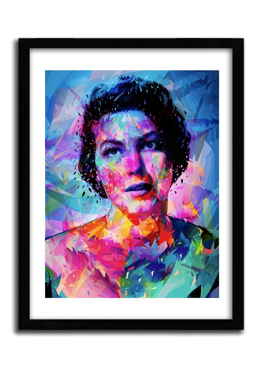 Affiche AVA GARDNER par Alessandro Pautasso, imprimée sur papier fine arts avec encres d’archives, numérotée et signée.