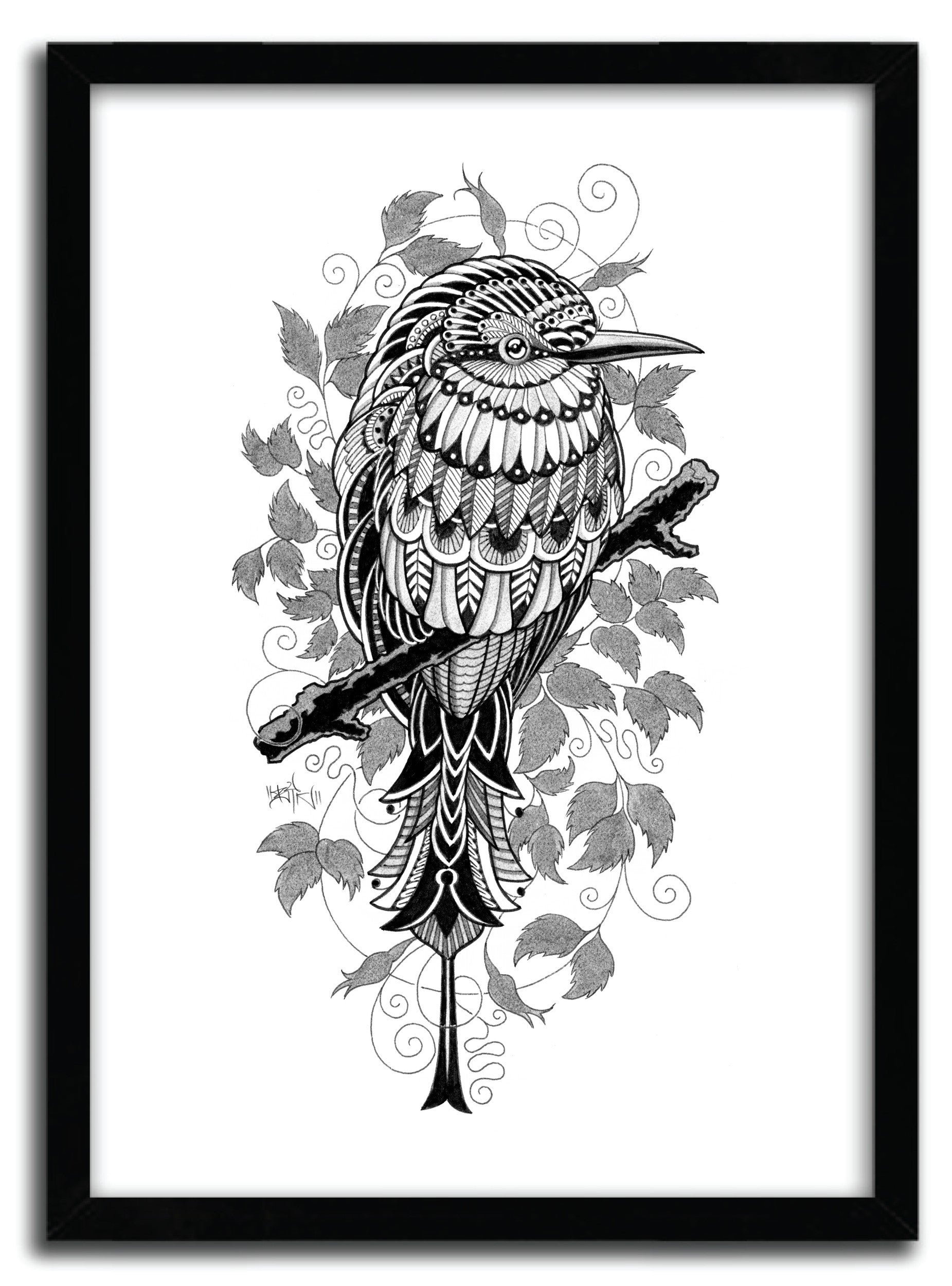 Affiche BEE EATER by BIOWORKZ, a vibrant art print on fine arts paper showcasing intricate details and colors.