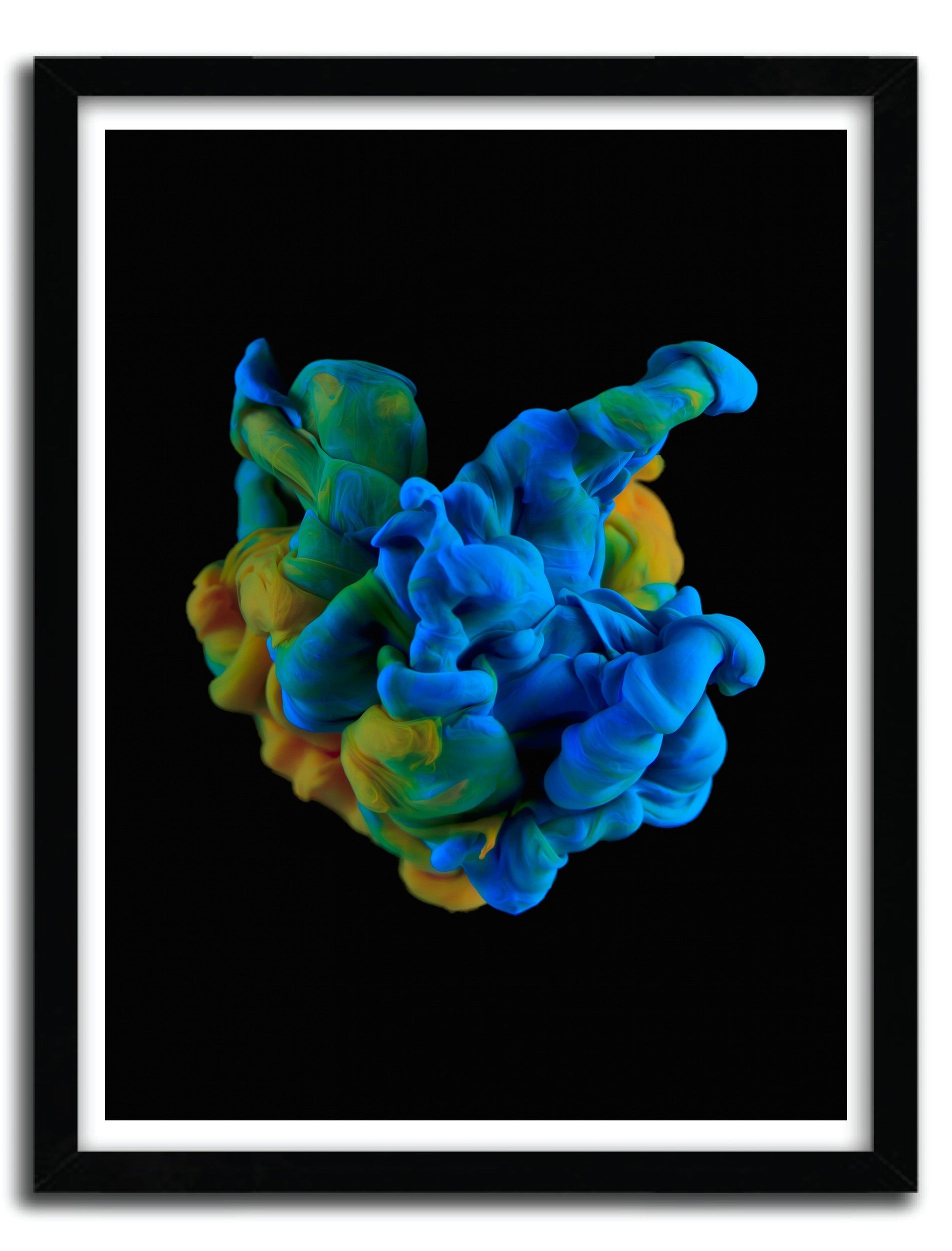 Affiche BLACKGROUND 5 by ALBERTO SEVESO, a limited edition fine art print on textured cotton paper, showcasing vibrant colors and intricate details.