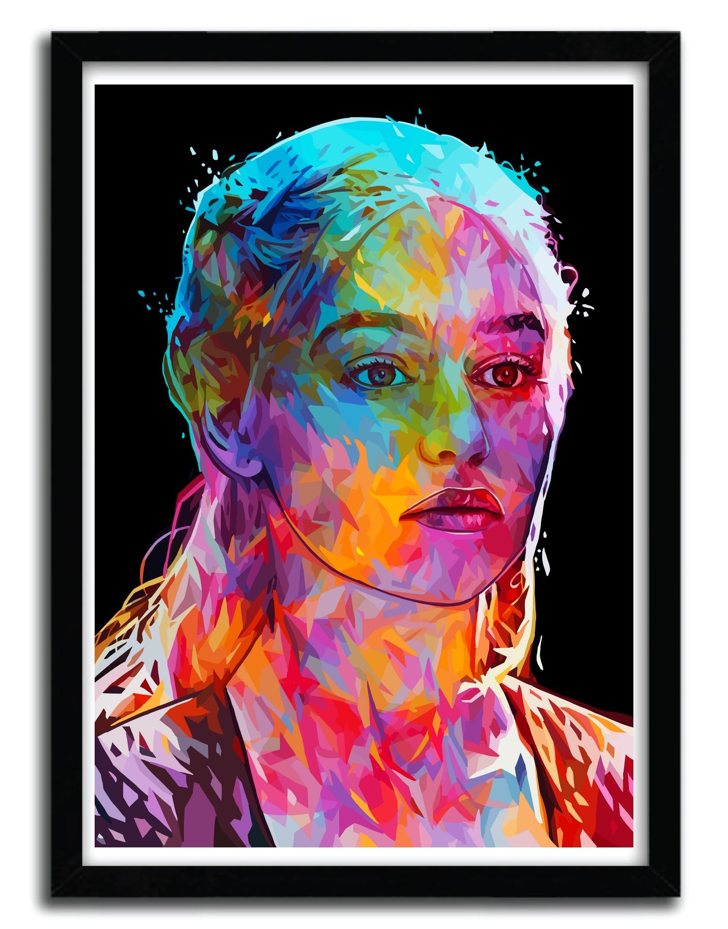 Affiche Daenerys par Alessandro Pautasso, imprimée sur papier fine arts, avec des couleurs vives et un certificat d'authenticité.