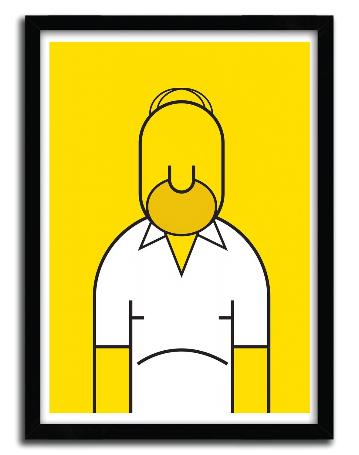 Affiche HOMER by Ale Giorgini, a limited edition art print on fine arts paper, showcasing vibrant colors and intricate details.