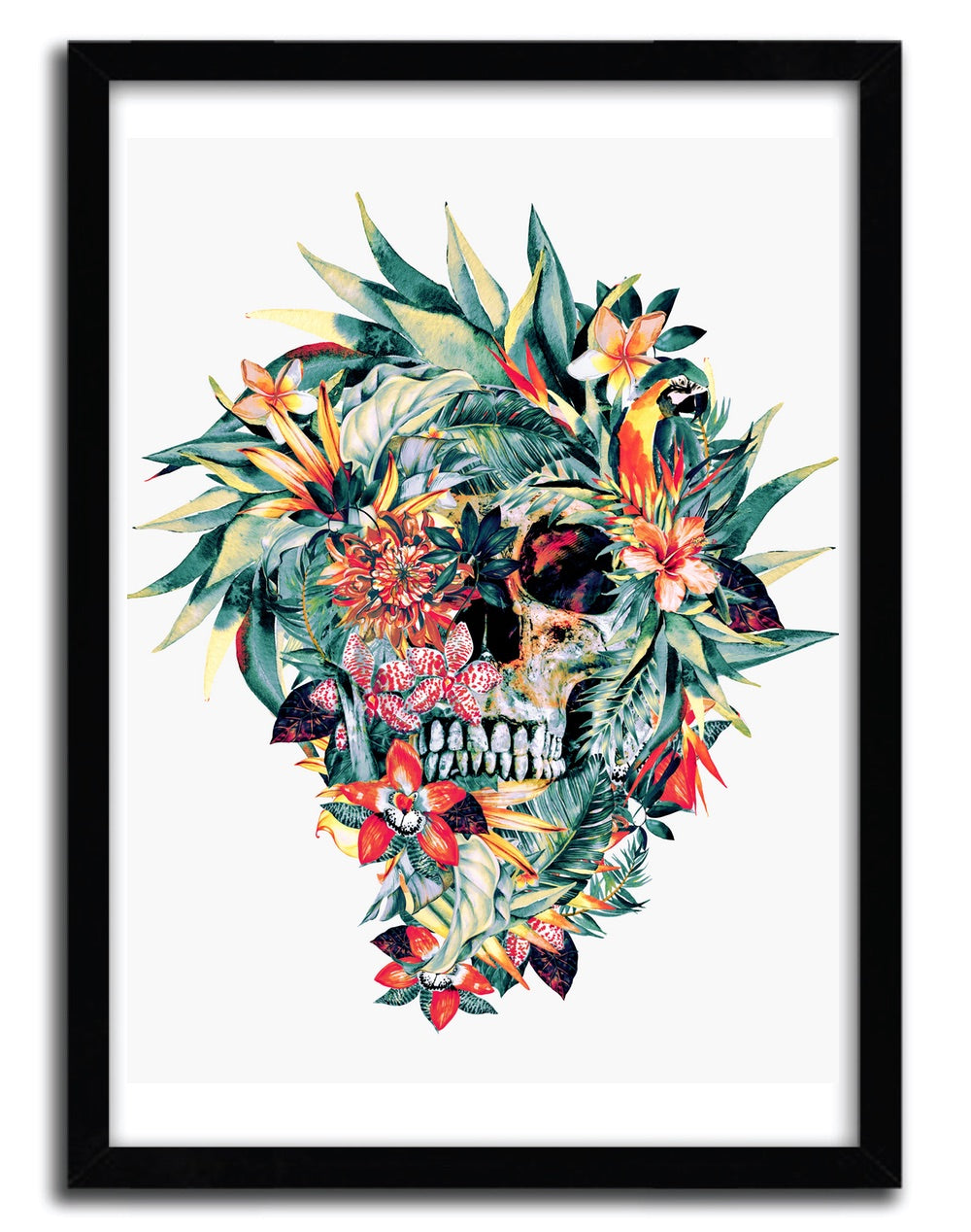 Affiche Memento Mori V by Riza Peker, a limited edition art print on fine arts paper, showcasing intricate details and vibrant colors.