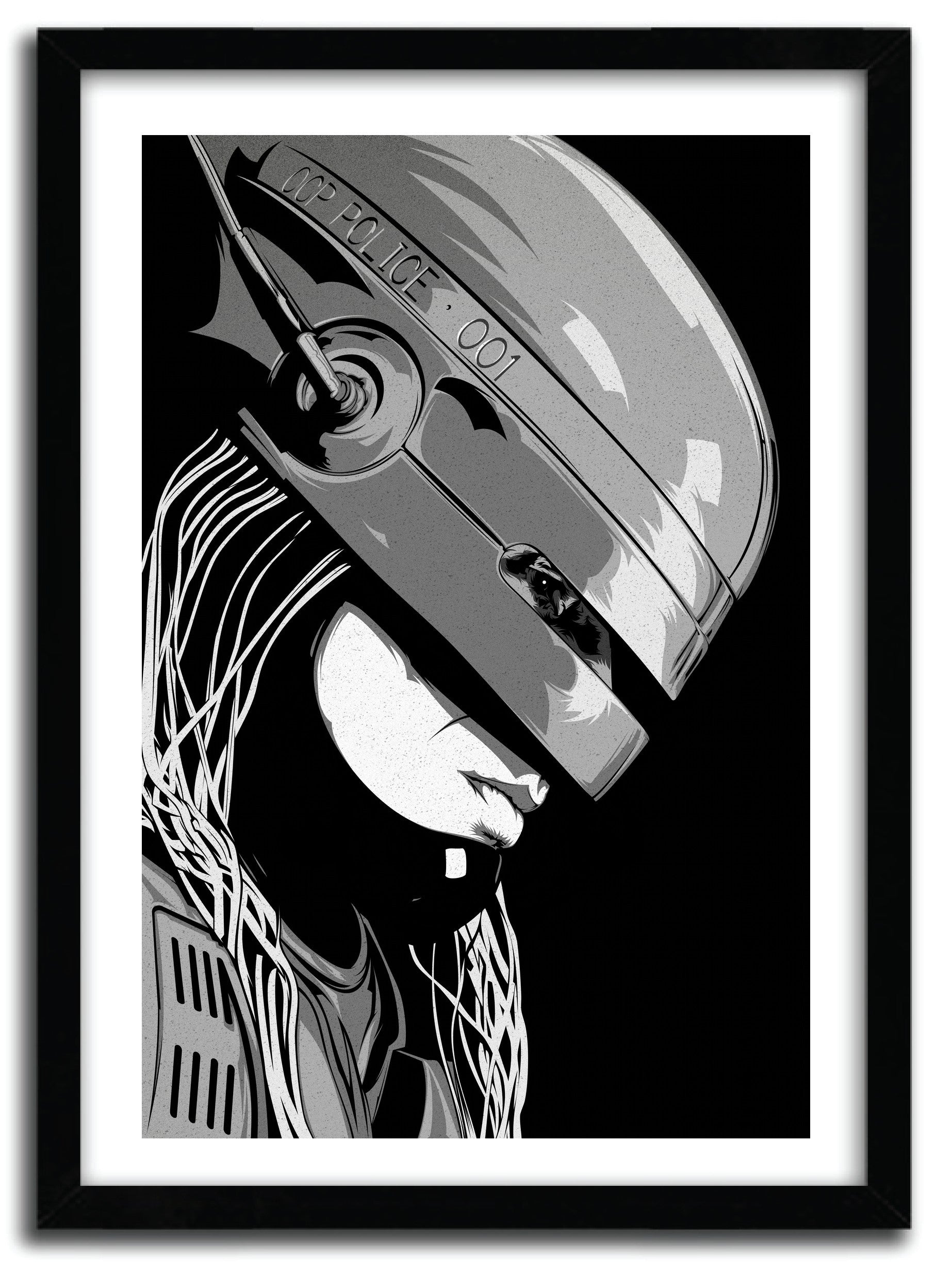 Affiche ROBOCOP 2 by CRANIODSGN, a limited edition art print on fine arts paper featuring vibrant colors and iconic imagery.