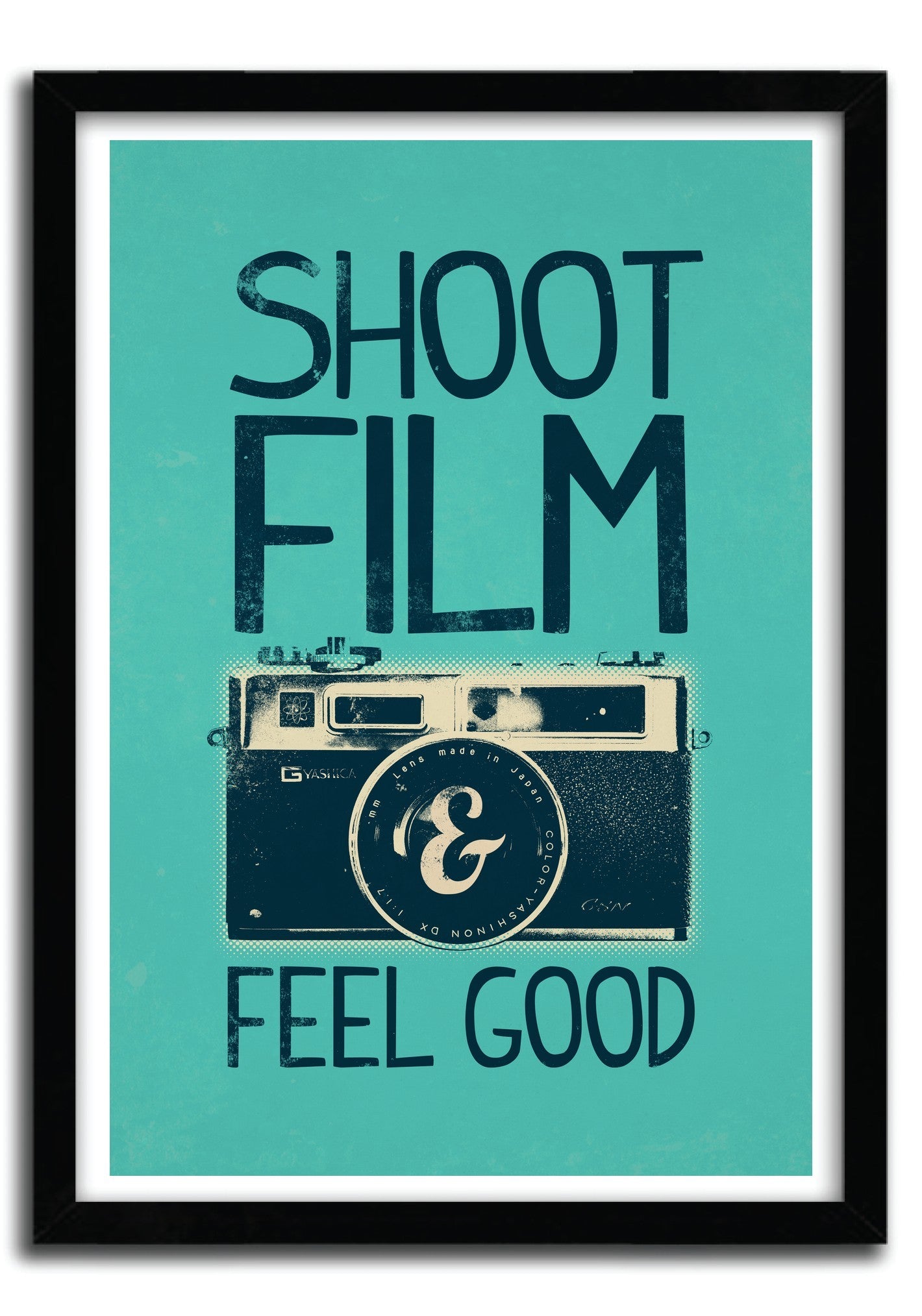 Affiche SHOOT FILM by VICTORSBEARD, a limited edition art print on fine arts paper, showcasing vibrant colors and intricate details.