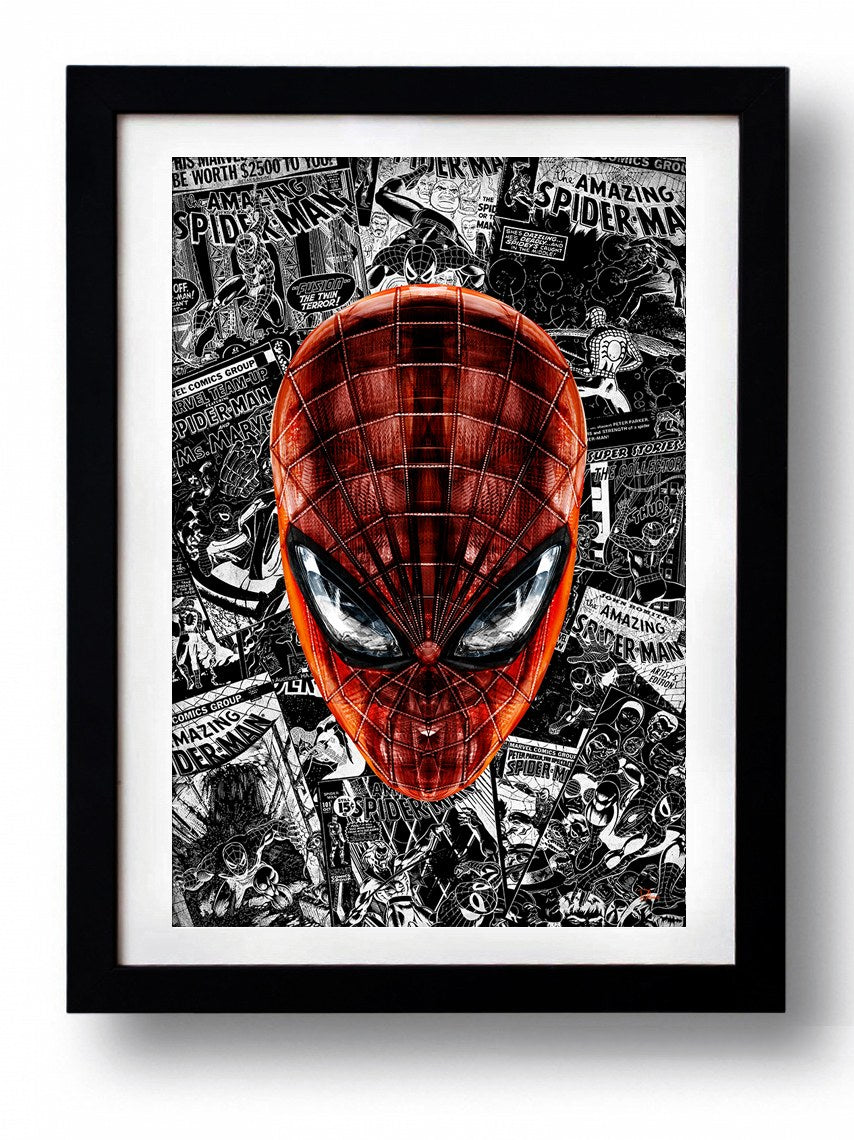 Affiche SPIDER 2 by Rubiant, a limited edition art print on fine arts paper, showcasing vibrant colors and intricate details.