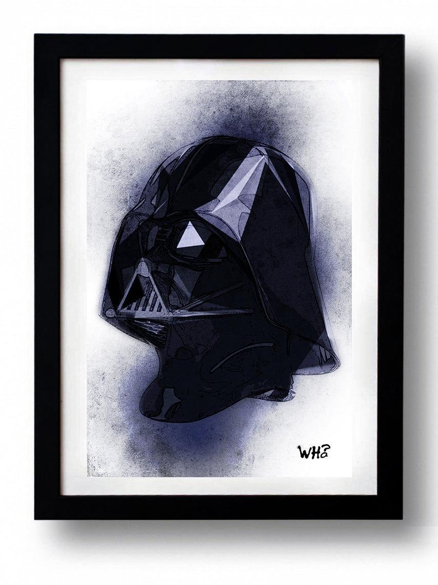 Affiche STAR BLACK par WHO, imprimée sur papier fine arts, avec des encres d’archives, numérotée à la main et livrée avec certificat d’authenticité.