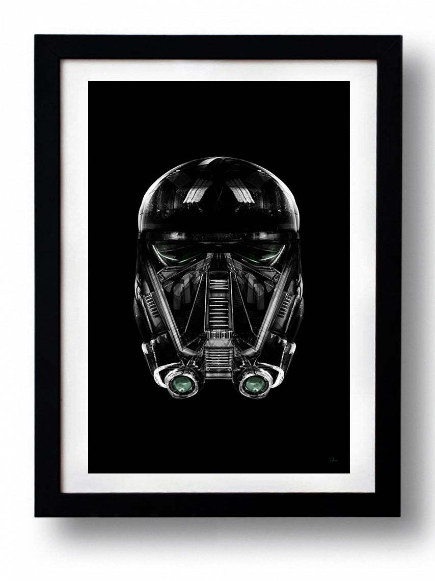 STAR DEATH print by Rubiant on fine arts paper, showcasing vibrant colors and intricate details.