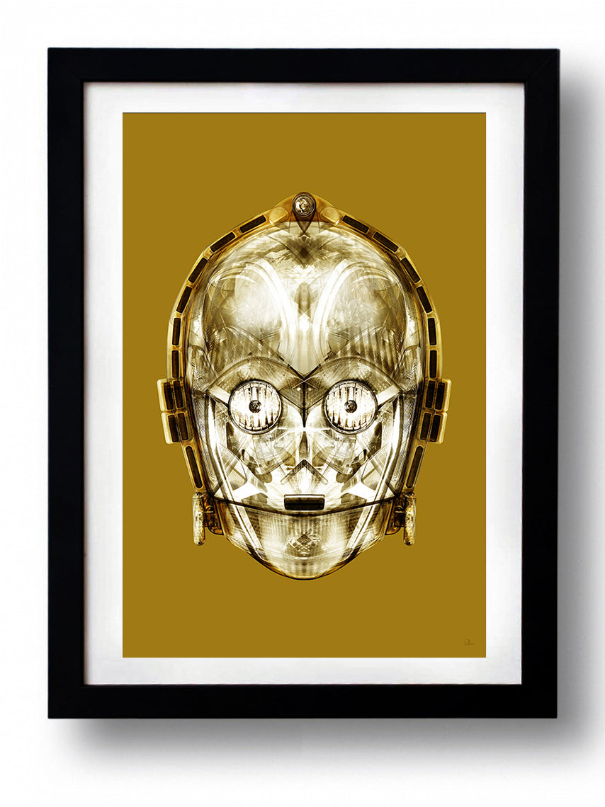 Affiche STAR GOLD 2017 by Rubiant, a limited edition art print on fine arts paper, showcasing vibrant colors and intricate design.