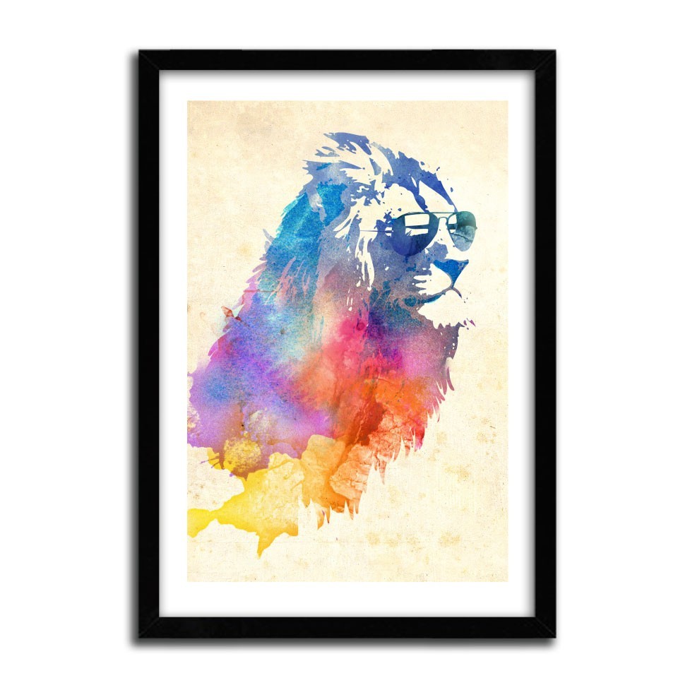 Affiche SUNNY LEO by ROBERT FARKAS, a limited edition art print on fine arts paper, showcasing vibrant colors and intricate details.