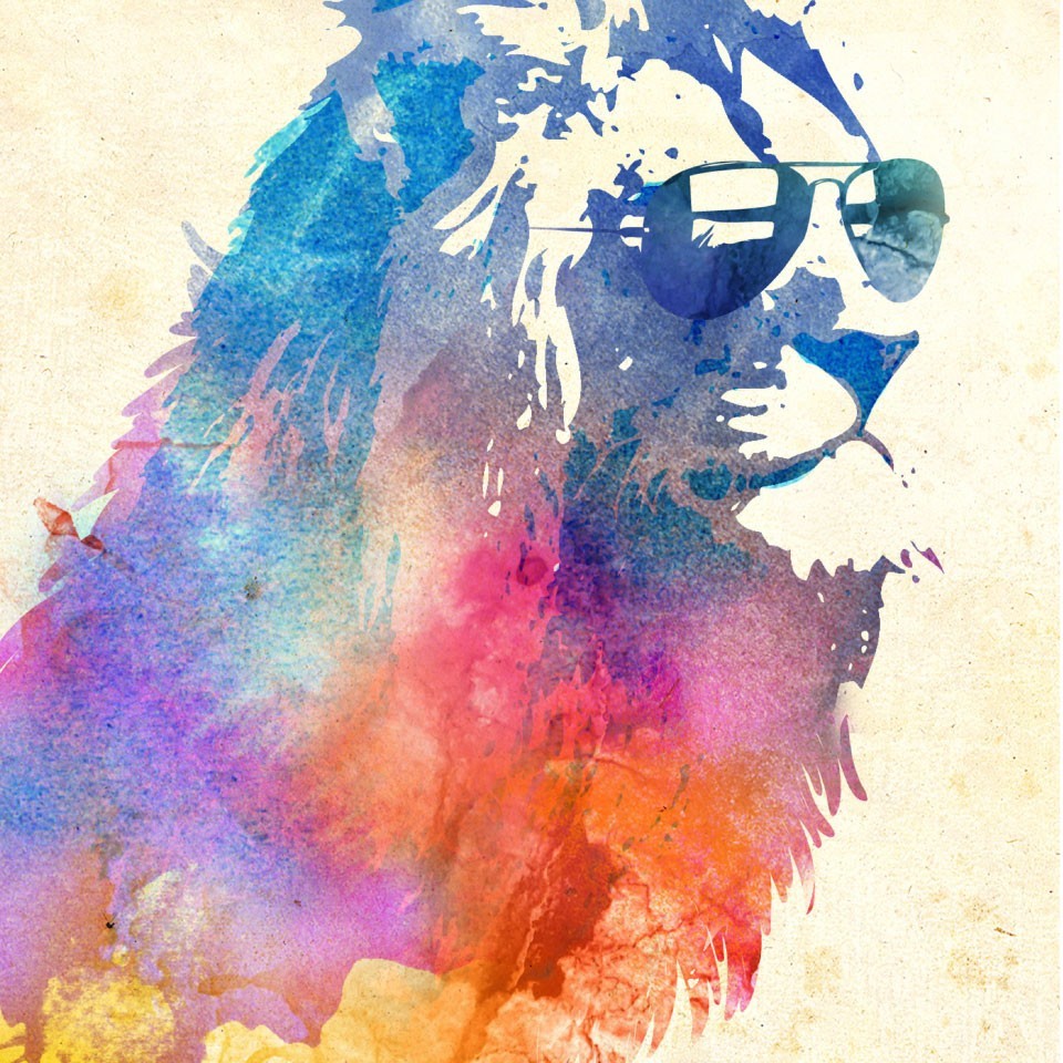 Affiche SUNNY LEO by ROBERT FARKAS, a limited edition art print on fine arts paper, showcasing vibrant colors and intricate details.