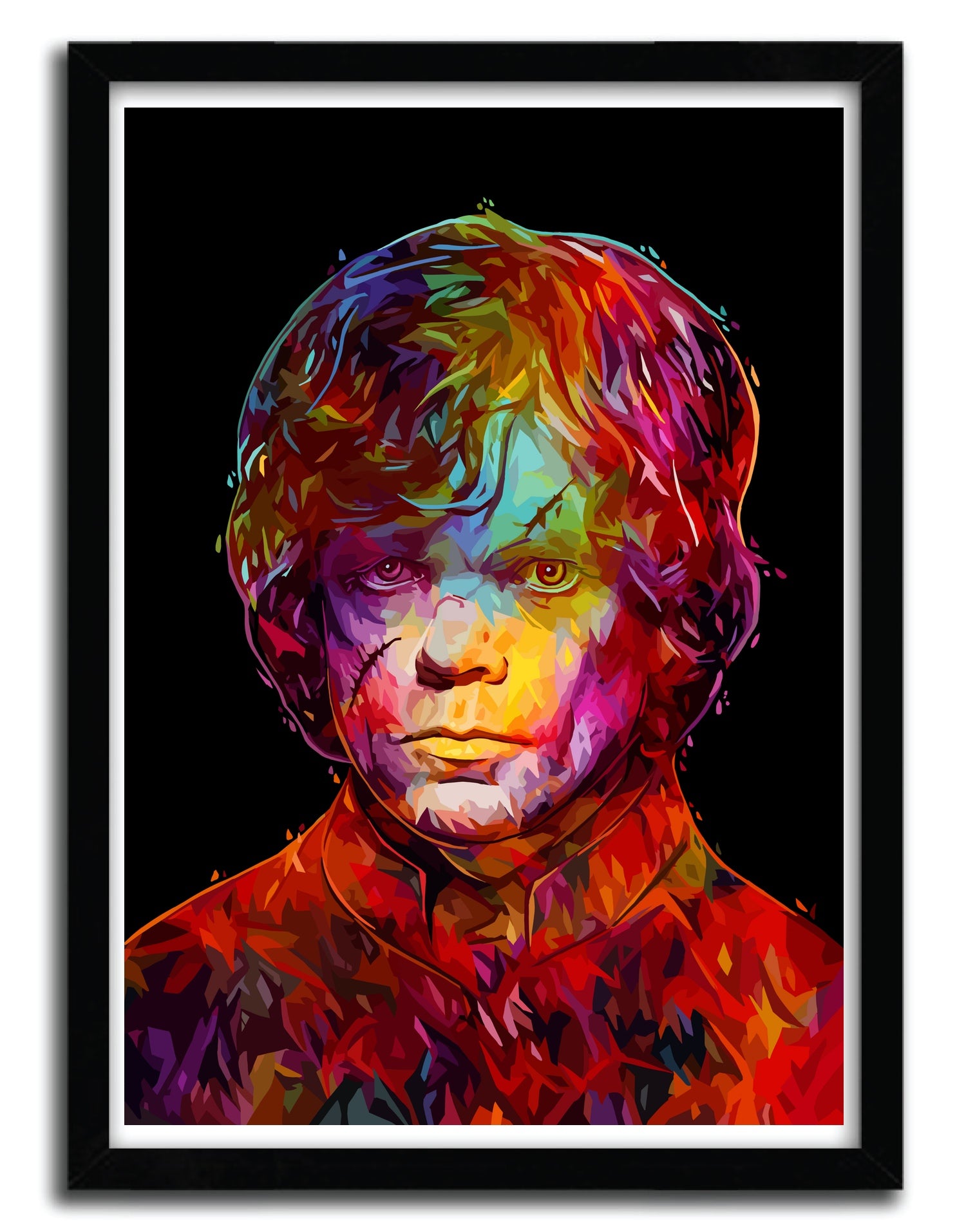 Affiche Tyrion par Alessandro Pautasso, imprimée sur papier fine arts, avec des couleurs vives et un certificat d'authenticité.