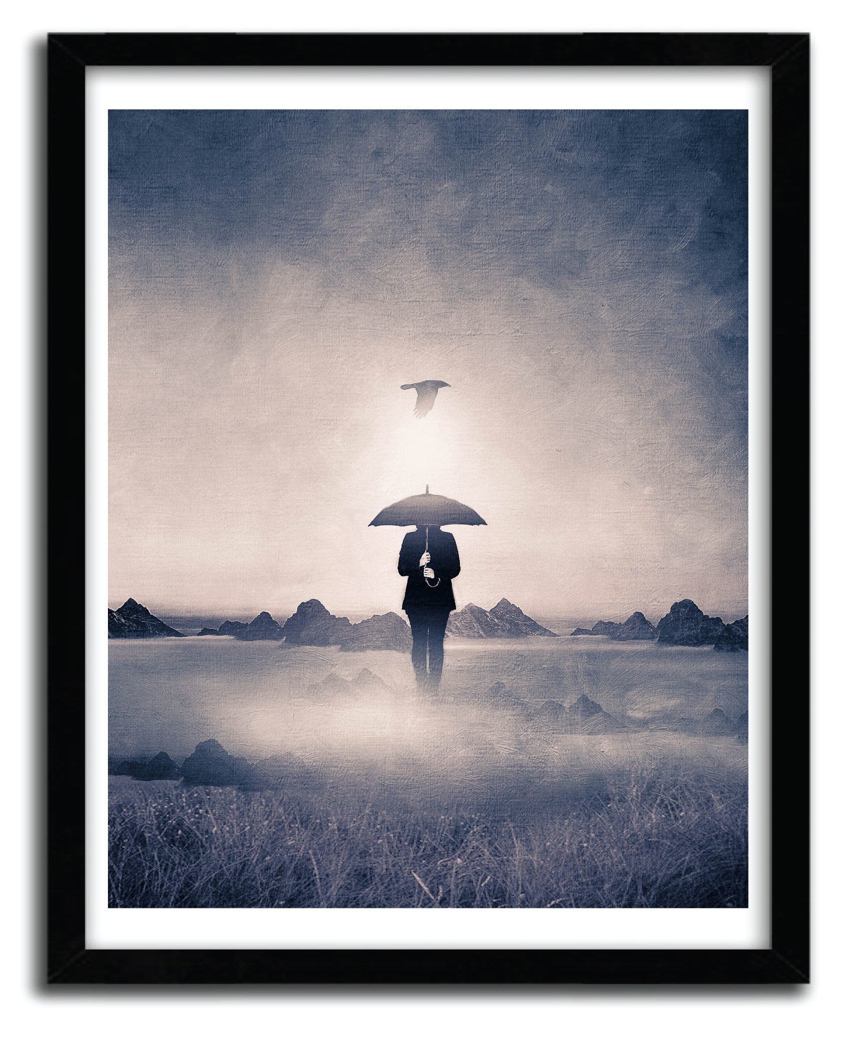 Affiche WAITING FOR THE RAIN by Viviana Gonzalez, a limited edition art print on fine arts paper, showcasing vibrant colors and intricate details.