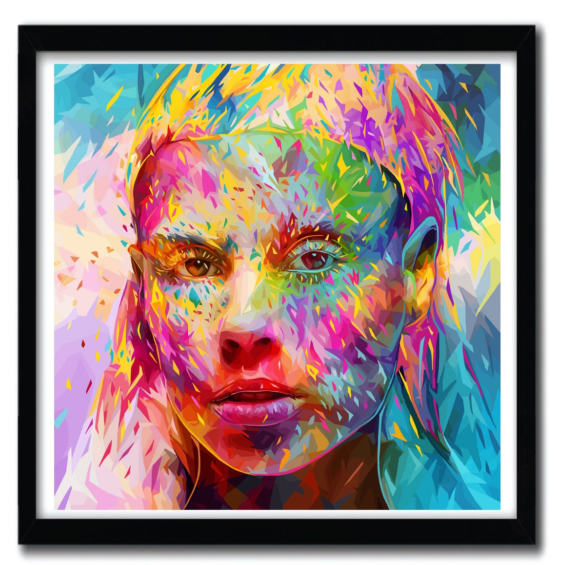 Affiche YOLANDI par Alessandro Pautasso, imprimée sur papier fine arts, avec des couleurs vibrantes et un design captivant.