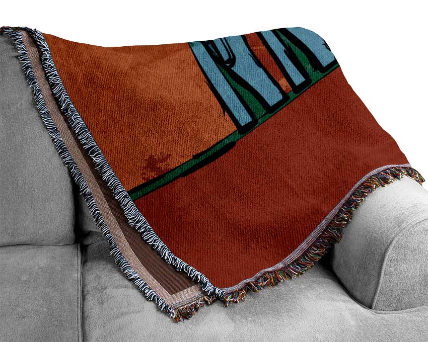 Luxurious African Tribal Art 7 throw blanket made from 100% cotton with intricate patterns and a thermal weave.