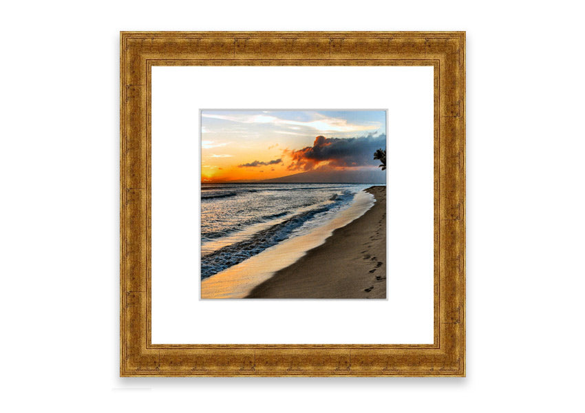 Framed print of 'After The Storm' showcasing a beautiful Cornwall landscape, available in various frame colors.