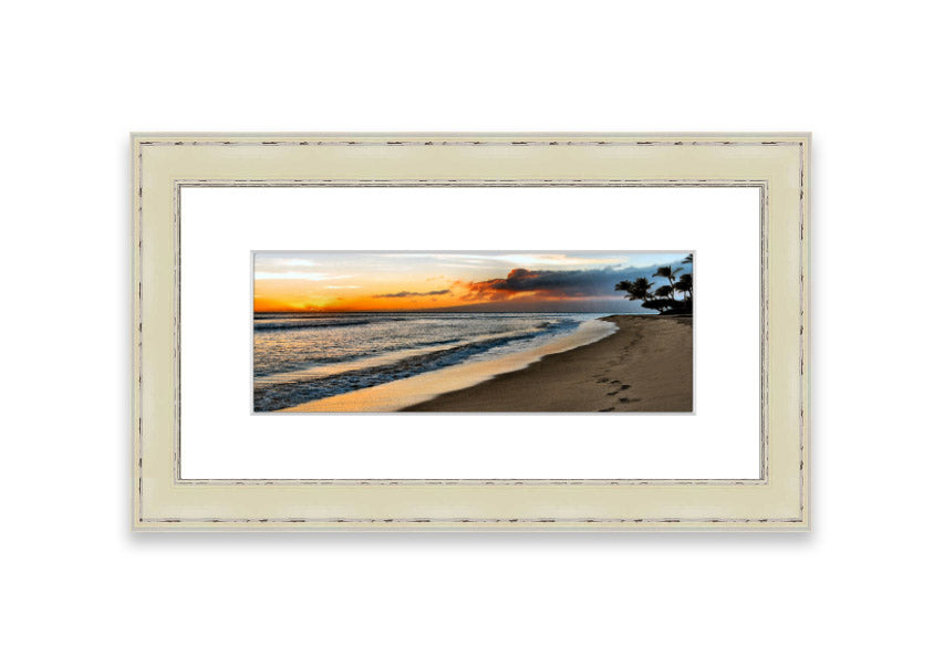 Framed print of 'After The Storm' showcasing a beautiful Cornwall landscape, available in various frame colors.