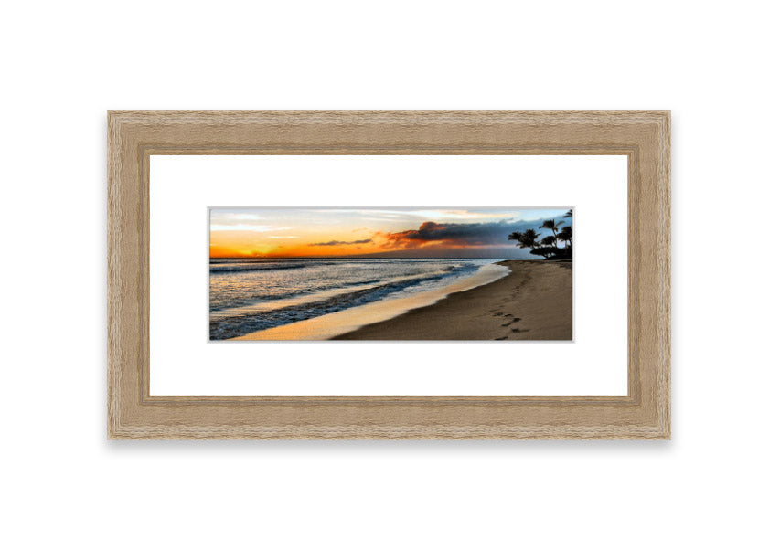 Framed print of 'After The Storm' showcasing a beautiful Cornwall landscape, available in various frame colors.