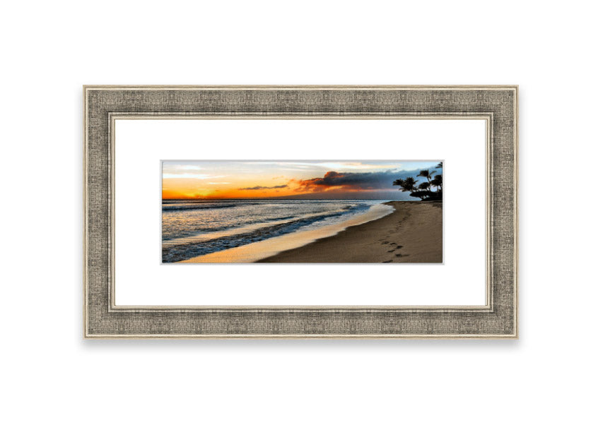 Framed print of 'After The Storm' showcasing a beautiful Cornwall landscape, available in various frame colors.