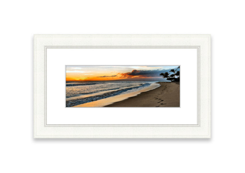 Framed print of 'After The Storm' showcasing a beautiful Cornwall landscape, available in various frame colors.