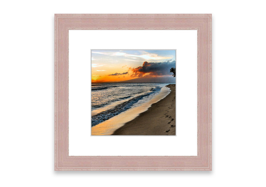 Framed print of 'After The Storm' showcasing a beautiful Cornwall landscape, available in various frame colors.