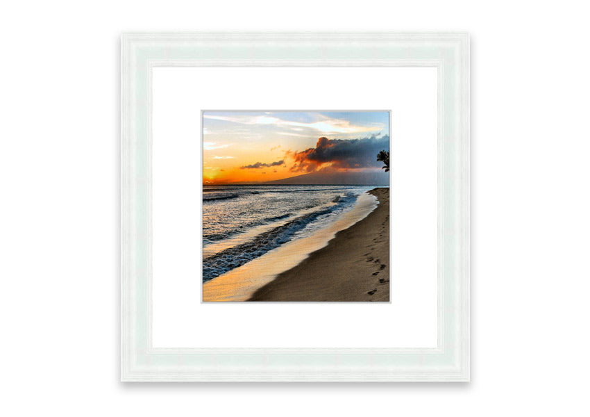 Framed print of 'After The Storm' showcasing a beautiful Cornwall landscape, available in various frame colors.