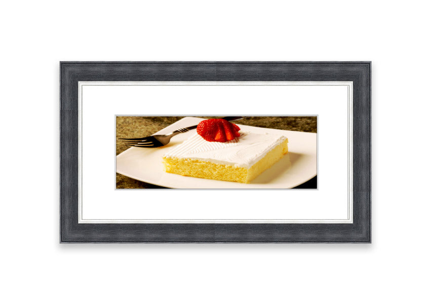 Afternoon Treat framed print showcasing a beautiful Cornwall landscape, available in various frame colors.