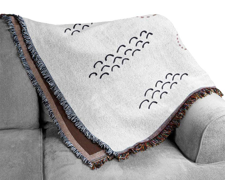 Luxurious Ahoy Octopus throw blanket made from 100% cotton, featuring a thermal weave design, perfect for adding comfort to any interior.