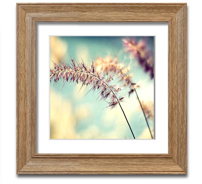 All Along Square Framed Print in multiple frame colors, showcasing its elegant design and handmade quality.