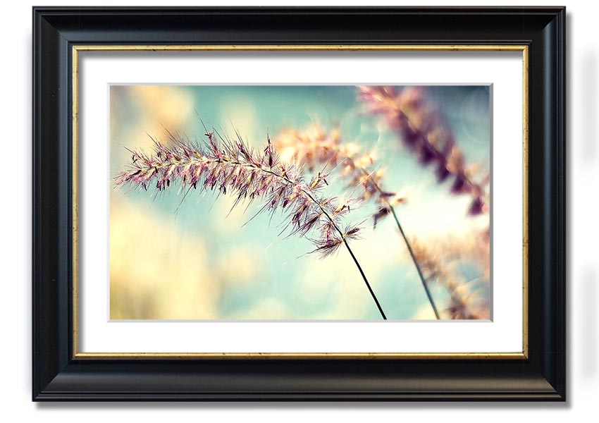 All Along framed print showcasing unique artistic design with multiple frame colour options, ready to hang.