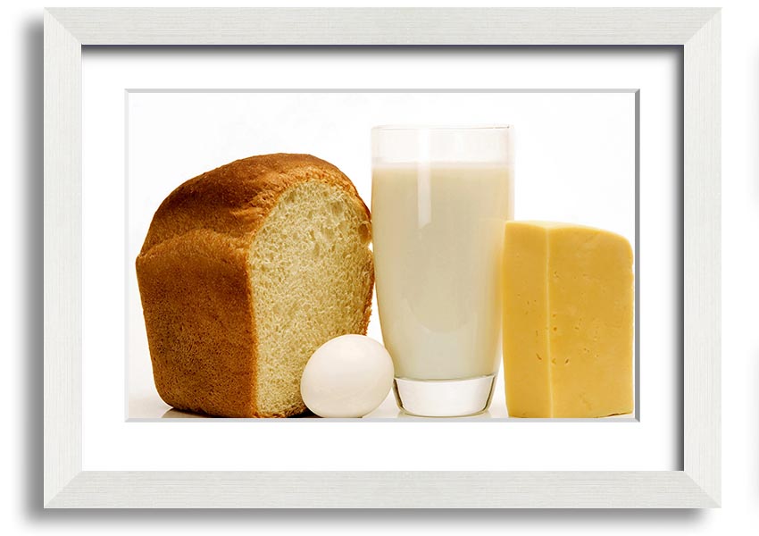 All Dairy framed print showcasing vibrant dairy-themed artwork in a stylish frame.