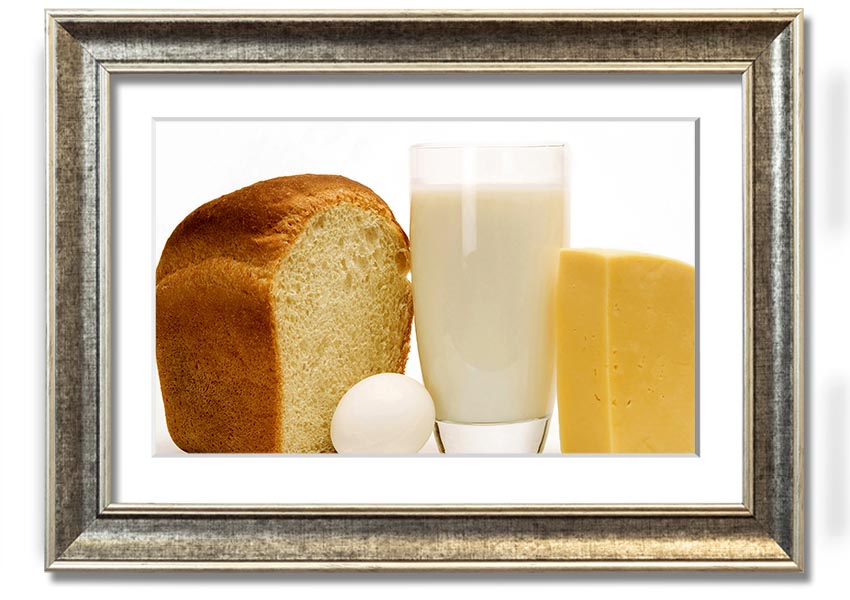 All Dairy framed print showcasing vibrant dairy-themed artwork in a stylish frame.