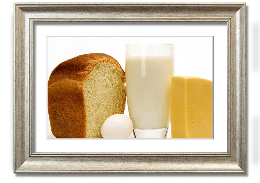 All Dairy framed print showcasing vibrant dairy-themed artwork in a stylish frame.