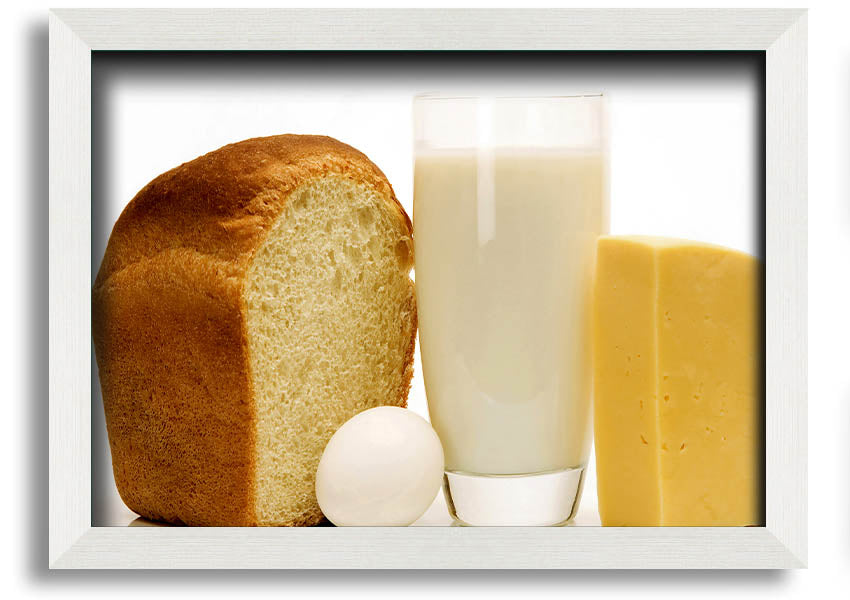 All Dairy framed print showcasing vibrant dairy-themed artwork in a stylish frame.